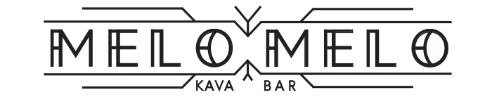 Melo Melo kava bar logo design